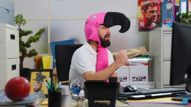Le Modérateur est devenu un flamant rose