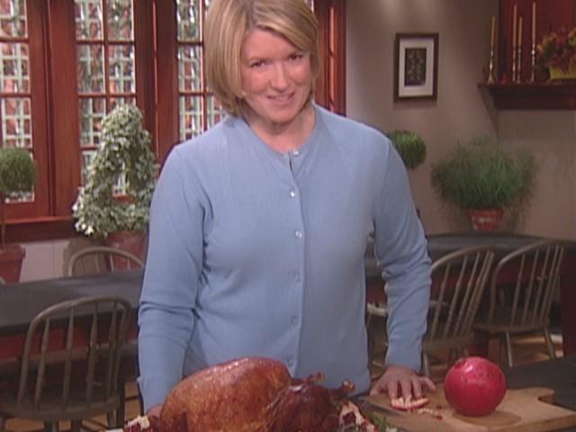 Frenched Green Beans; Persimmon Chutney; Pomegranates