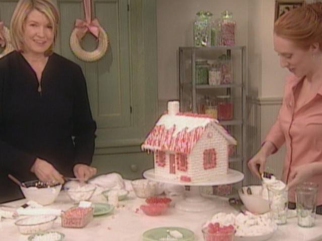 Ribbon Candy Ornaments; Sugar Cube House; Vintage Toys