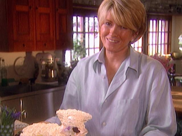 Easter Lamb Cake; Easter Eggs