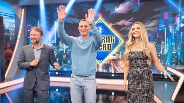 Daniel Craig, Kate Hudson y Rian Johnson