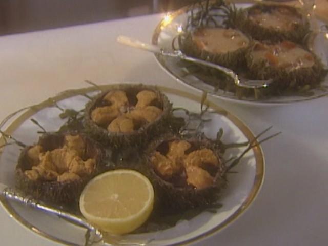 Black Bass; Sea Urchins; Compound Butters