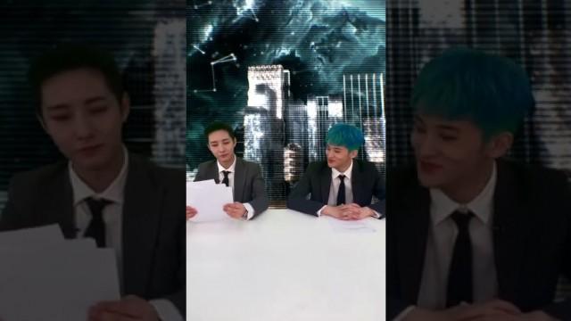 Exclusive: ‘Glitch Mode’ in the news room #shorts