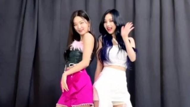 Step Back Challenge With #SEULGI #KARINA