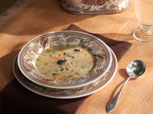 Polish Mushroom Soup; Cabbage Pierogies; Mincemeat Pie