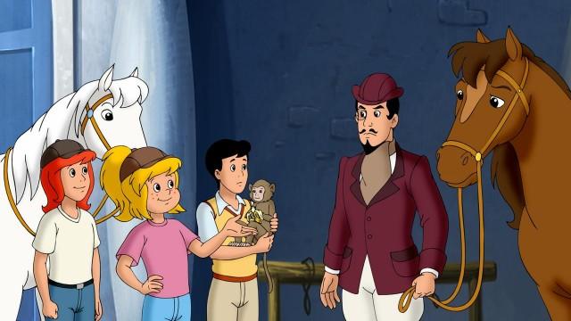 Ein Affe auf Schloss Falkenstein