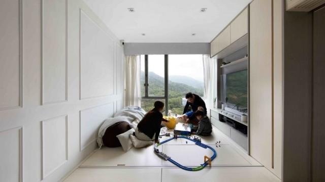 Small Zen family apartment