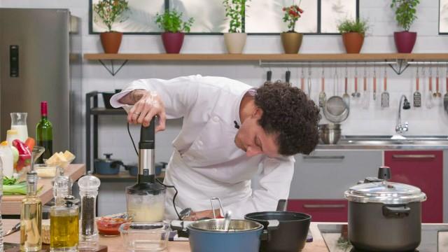 Bife Rolê com Purê de Batata