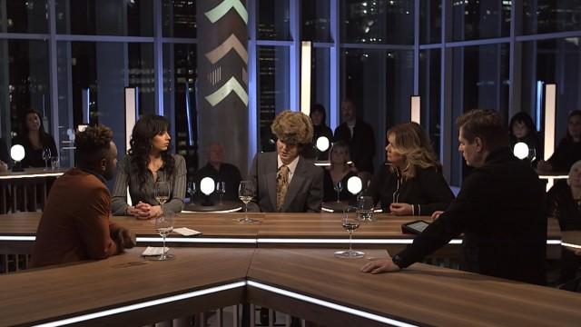Marina Orsini, Hubert Lenoir, Michel Jean et Guy Saint-Jacques