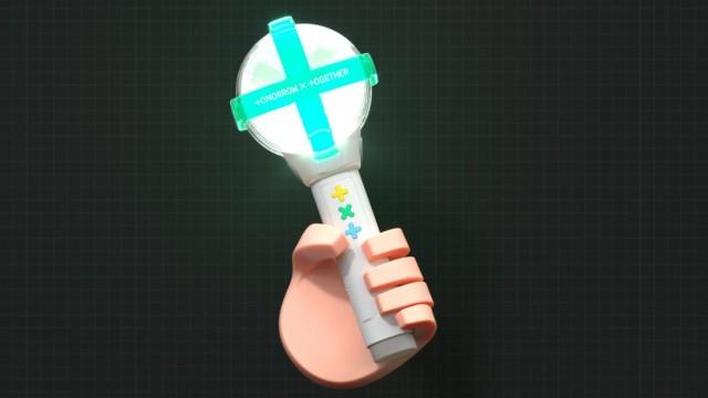 TXT (투모로우바이투게더) OFFICIAL LIGHT STICK - DISCOVER MOA & TOGETHER MODE