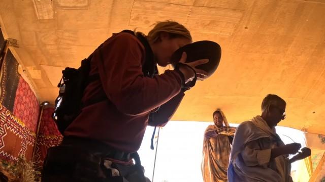 Invited by NOMADS in Mauritania for some CAMEL MILK
