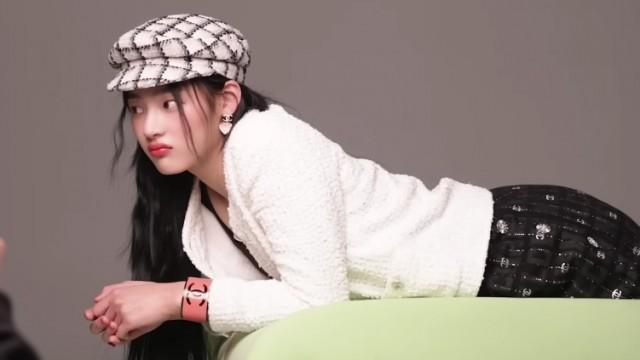 MINJI ELLE Photoshoot Behind