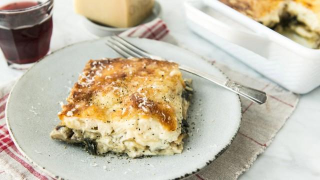Lasagne au poulet et aux trois fromages