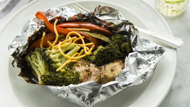 Papillotes de poulet à l’asiatique / Beurre d’amandes et de tournesol à l’érable