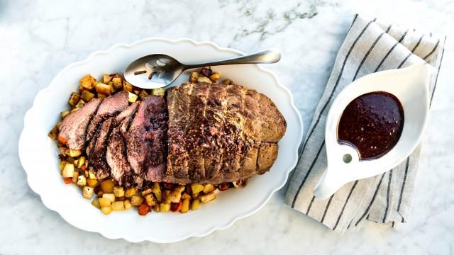 Rôti de porc thym et citron / Rôti de bœuf