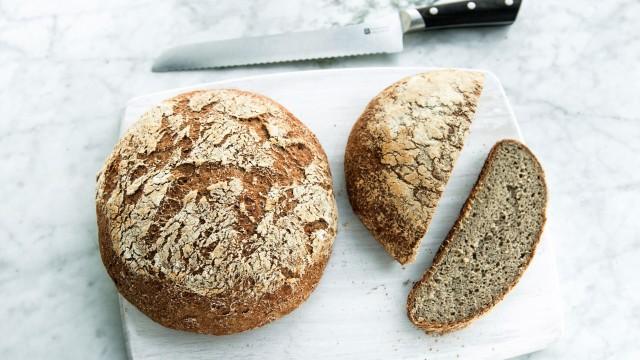 Pain sans gluten / Tartines champignons et gouda