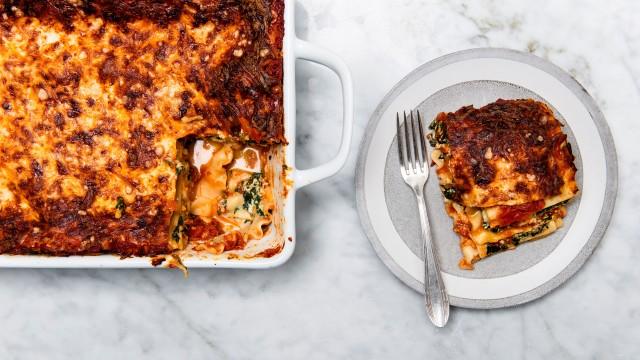 Lasagne à la ricotta et aux épinards