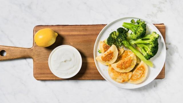 Pierogis au brocoli et bacon