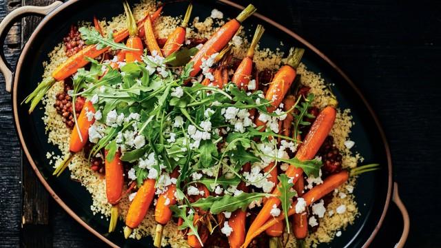 Couscous aux lentilles et feta / Cocktail «tartopom»