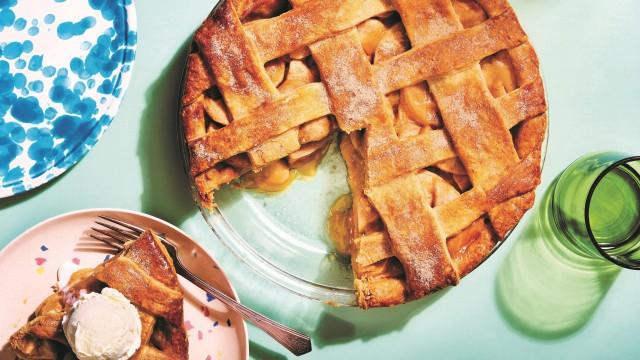 Tarte aux pommes et sucre à la crème / Eau de pelures de pommes