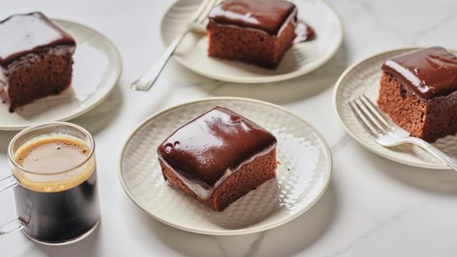Gâteau au chocolat / Ganache au thé