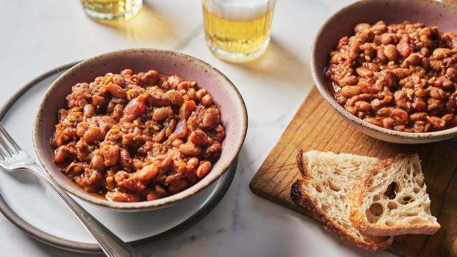 Soupe aux pois chiches et aux pâtes / Chili express aux haricots pinto