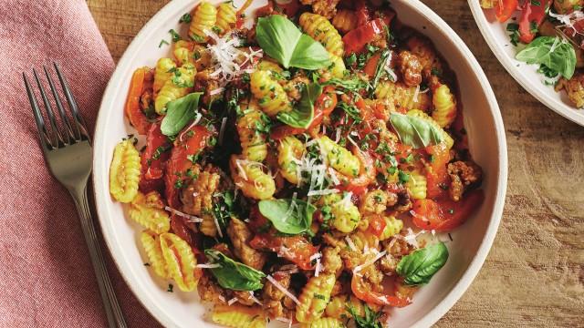 Pâtes fraîches cavatelli à la saucisse italienne
