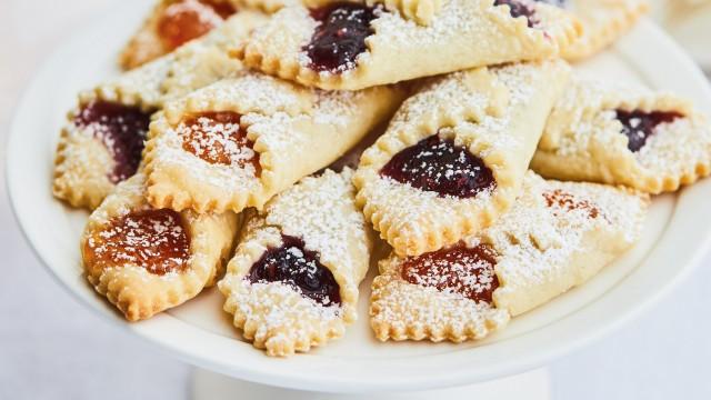Biscuits polonais aux abricots et à la framboise / Cocktail moussé à la clémentine