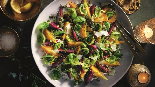 Salade de betteraves / Yogourt aux herbes