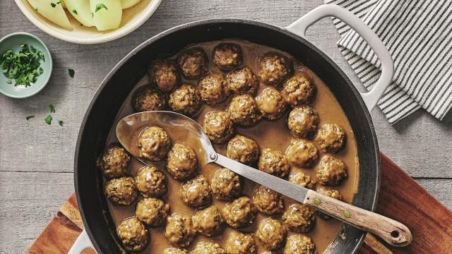 Ragoût de boulettes végétarien