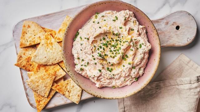 Pommes de terre grelots farcies au saumon fumé / Tartinade au saumon fumé