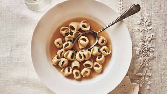 Tortellinis au bouillon