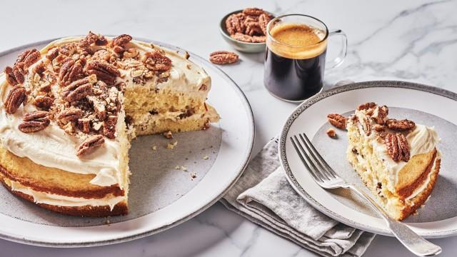 Gâteau praliné aux pacanes