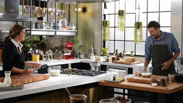 Gâteau de crêpes à la tartinade choco-amandes