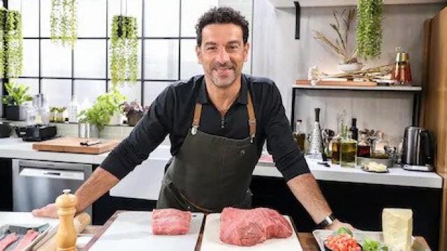 Salade César / Escalopes de veau à la parmigiana