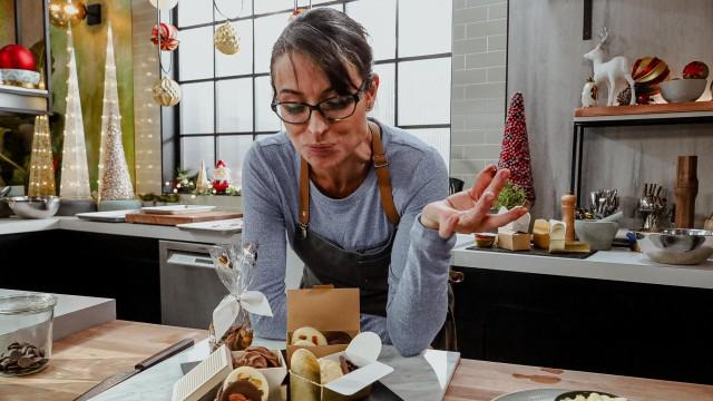 Biscuits sablés / Mendiants au chocolat