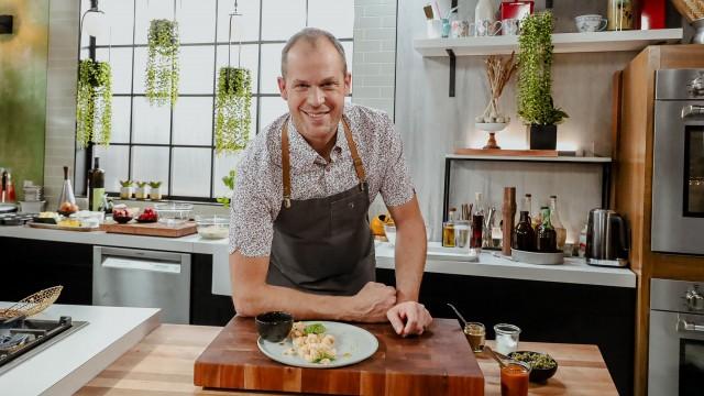 Crevettes pop-corn et sauce au miel / Gâteau au miel