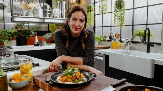 Tajine de tofu aux olives et au citron confit