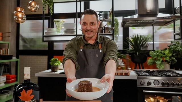 Côtelettes d'agneau / Dessert aux dattes et à l'érable