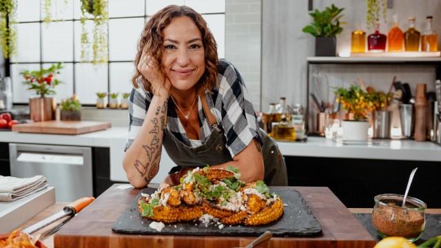 Croustilles de tortillas maison / Côtelettes de maïs avec sa salsa