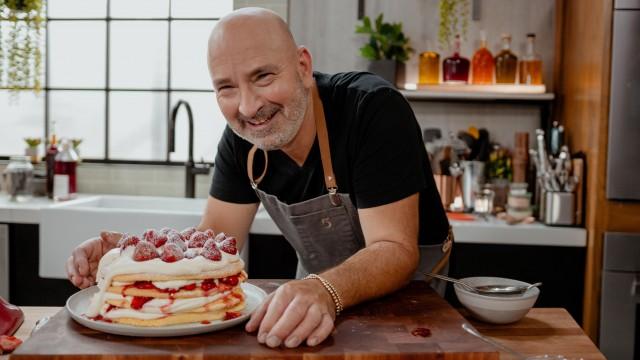 Crème chantilly au chocolat blanc / Shortcake aux fraises