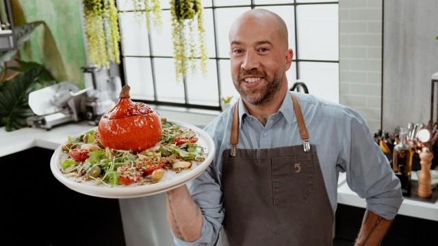 Riz pilaf / Courge farcie