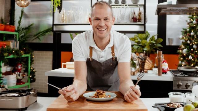 Crème brûlée au foie gras / Pain perdu au foie gras et à la poire