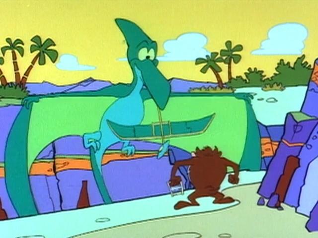 Taz and the Pterodactyl