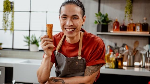 Macaroni chinois / Egg rolls à la dinde