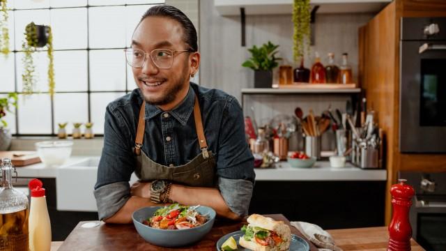 Ragoût d'agneau épices vietnamiennes / Sandwich ragoût d'agneau