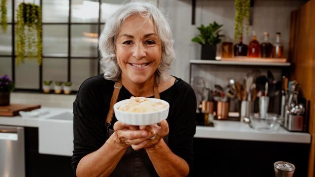 Chaudrée morue épinard / Poires crème d'amande et fleur oranger