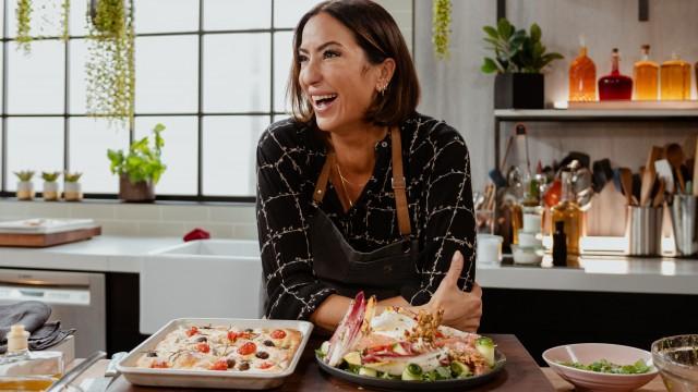 Focaccia rapide / Salade-repas burrata