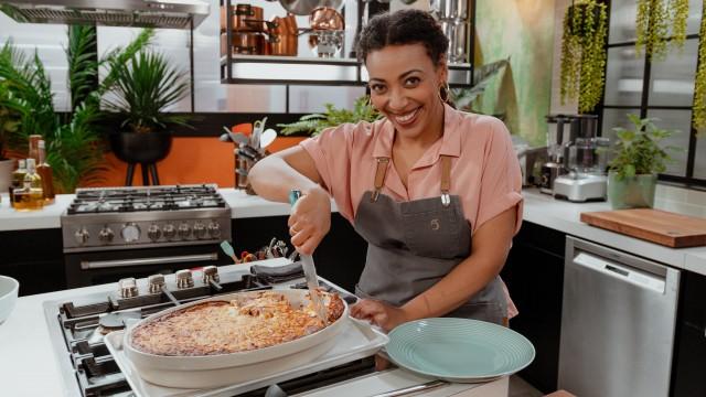 Lasagne grecque / Salade verte grecque