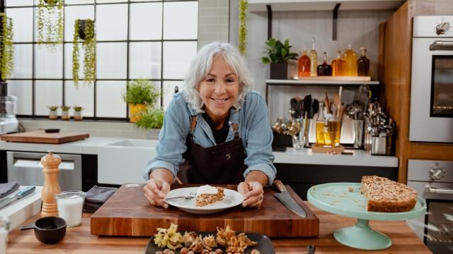 Tortilla patates et herbes / Tarte noisettes du québec